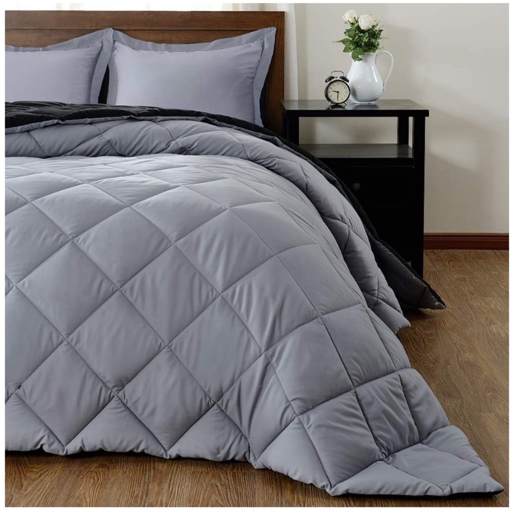 3 PC Set-Down Alternative Reversible Comforter - Picture 4 of 5